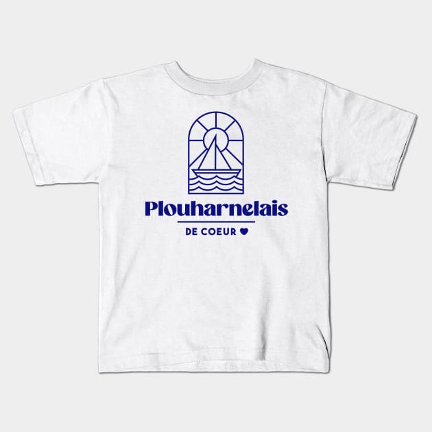 Plouharnelais at heart - Brittany Morbihan 56 BZH Mer Plouharnel Kids T-Shirt by Tanguy44